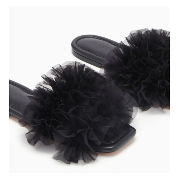 Ulla Johnson Helia Slide in Black NWB Size 37 - Picture 1 of 8